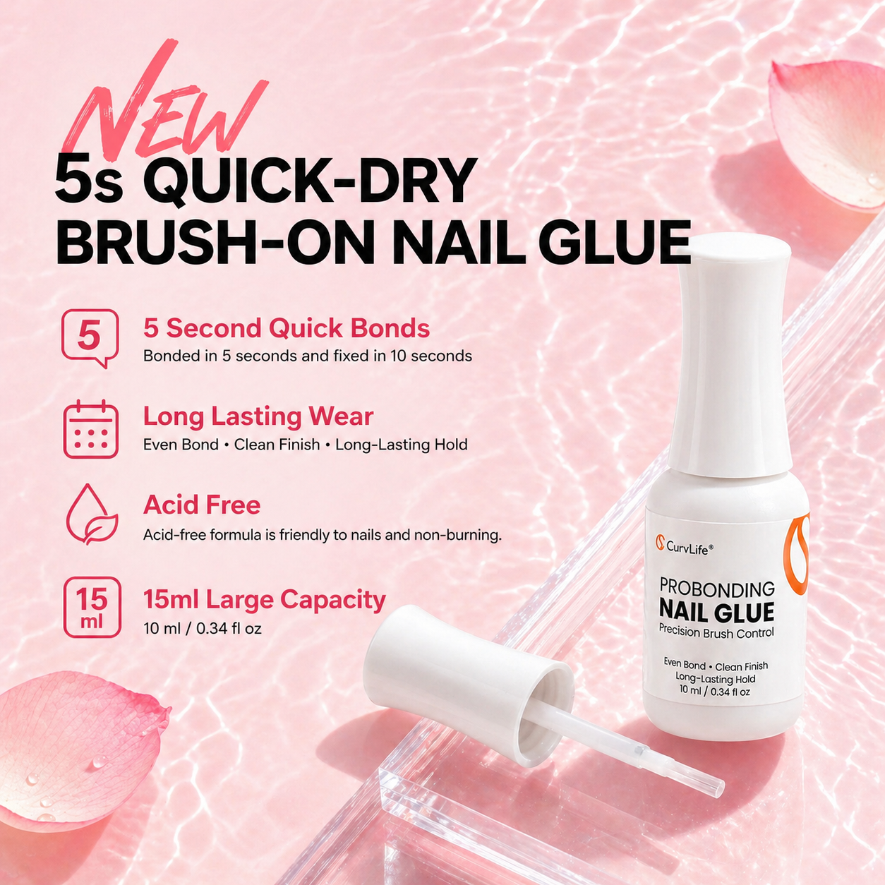 Brush-On Nail Glue