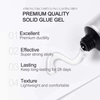 30g Toothpaste Solid Nail Glue Need Light Cured(Not recommend for dark color)for press on nails