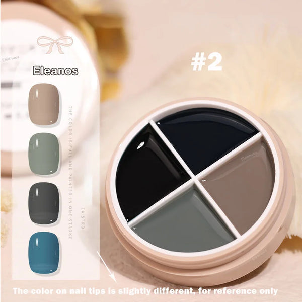 4 Colors Solid Nail Gel color2