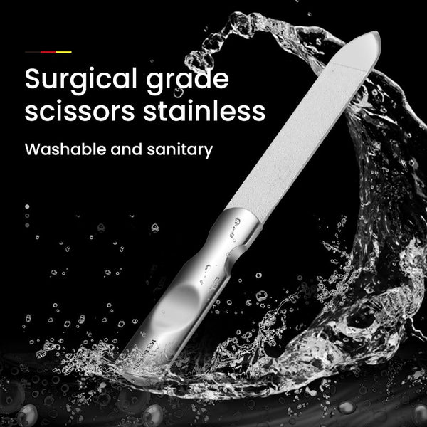 Doppelseitige Nagelfeilen aus Edelstahl für Maniküre und Pediküre, für professionelle Finger- und Zehennagelpflege