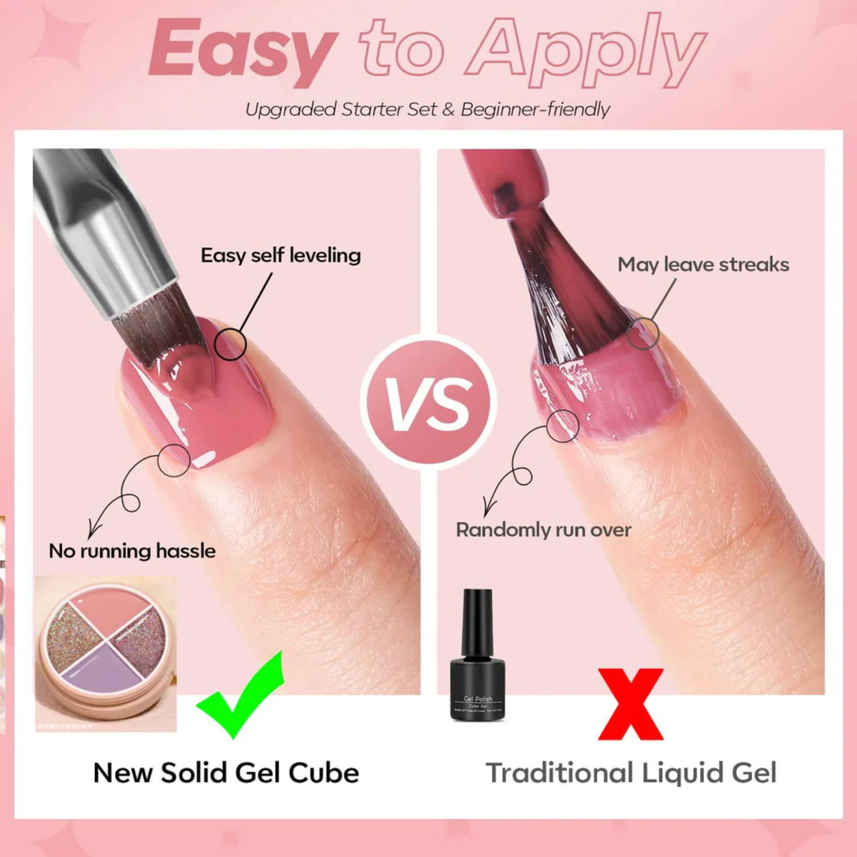 Solid Nail Gel Glue for Press On Nails And Soft Gel Nail Tips – CurvLife
