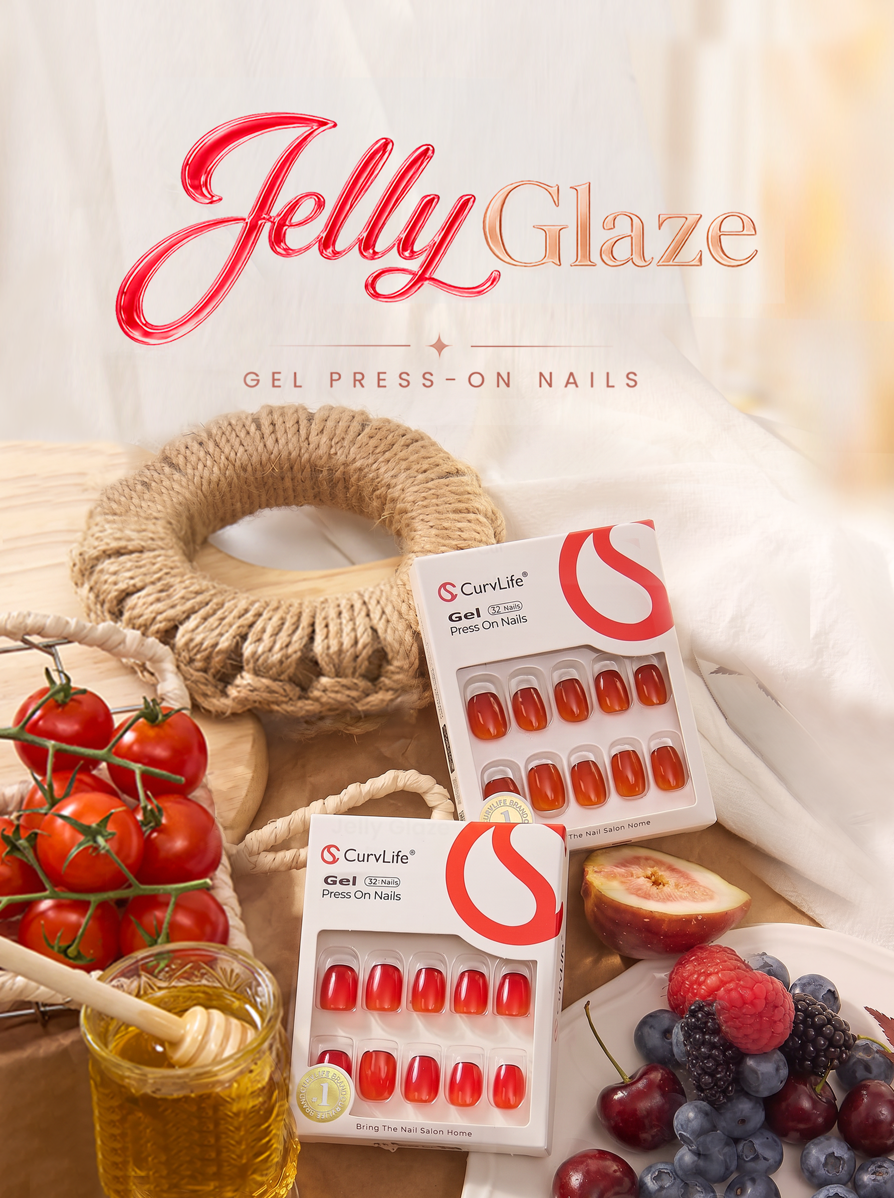 Slip into something lighter with Jelly Glaze.