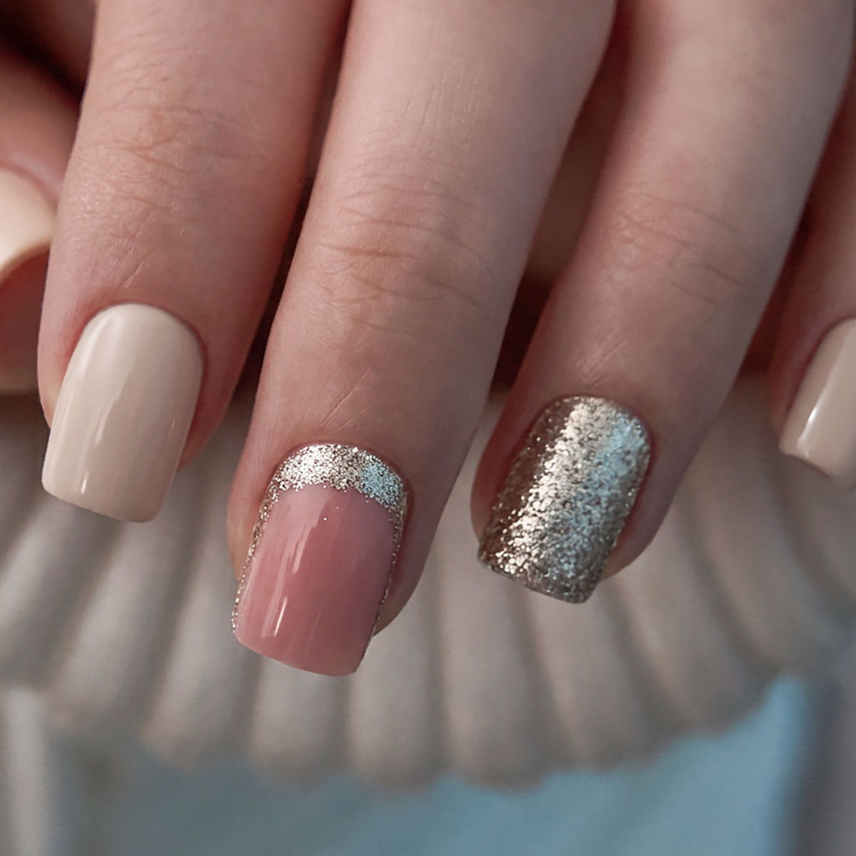 Light Pink Gold – S Squoval