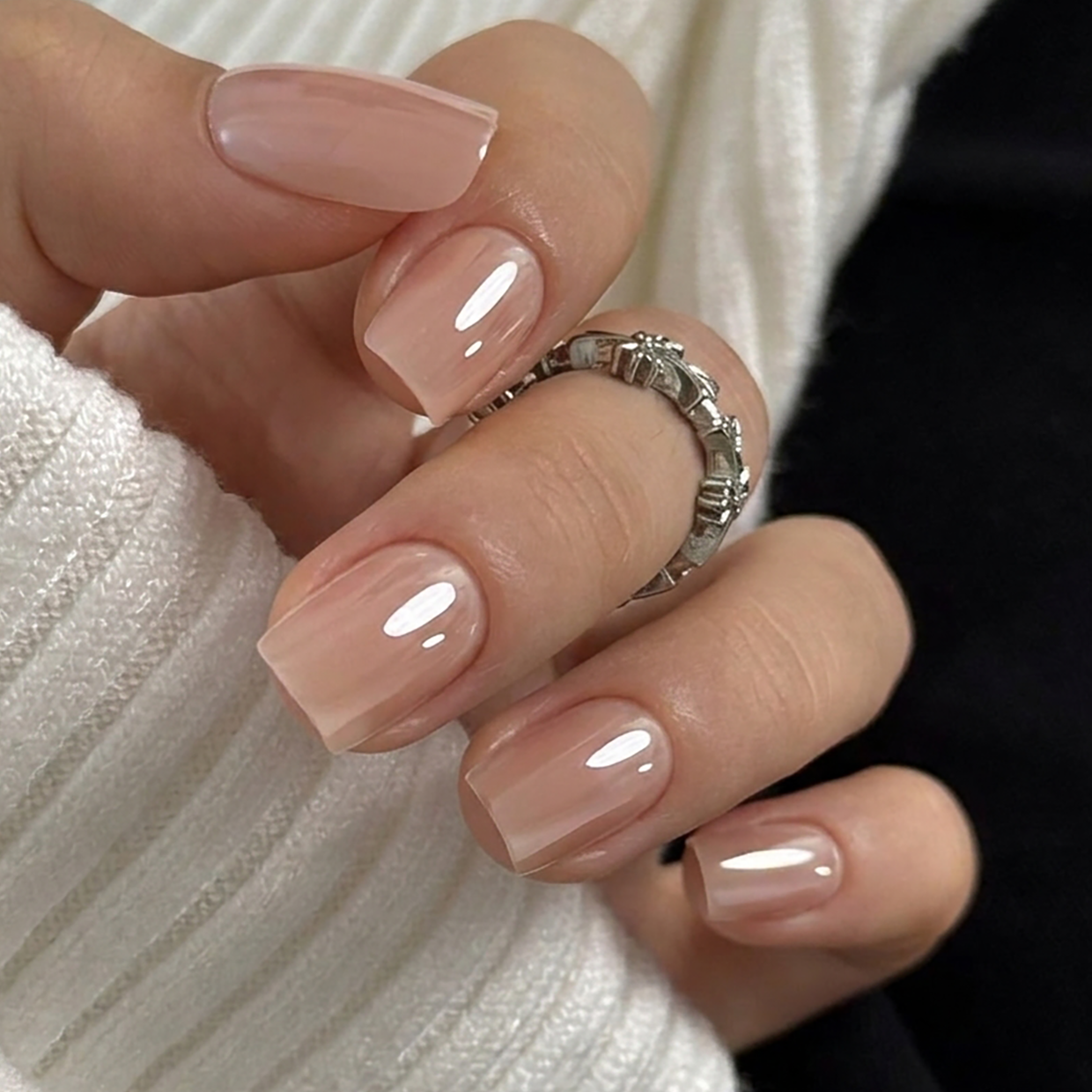 Nude Luxe Glow – S Squoval