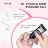 4 in 1 Nail Art Glue Rhinestones 3D Designs and Decorations