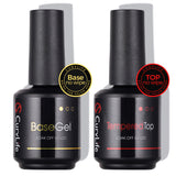 15ml No Wipe Gel Top Coat and Base Coat