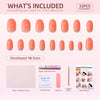 Gel Press On Nails 16 Sizes-32 Pcs Kit A444 MH-4