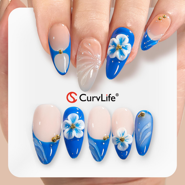 Handmade·Azure Petal