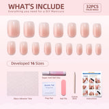 Nude Pink – S Squoval