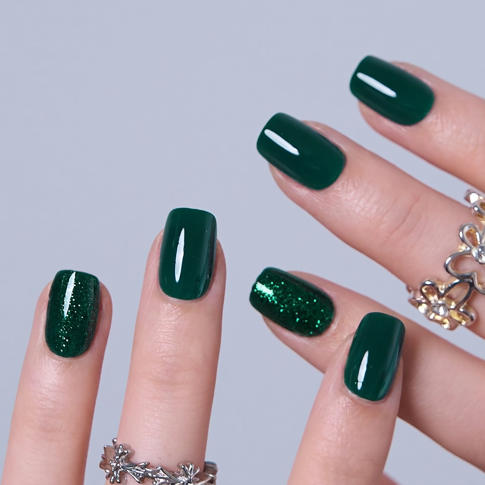 Jade Dazzle - S Squoval