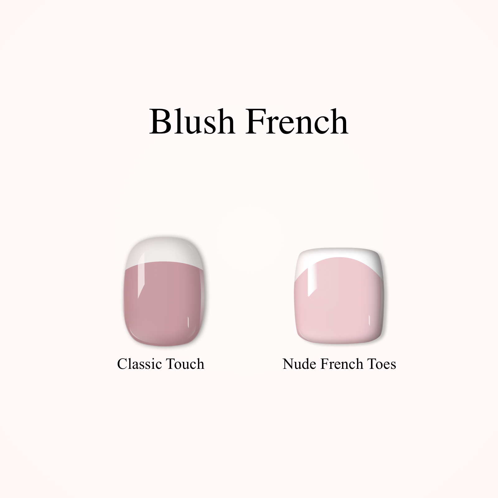 Blush French Mani Pedi