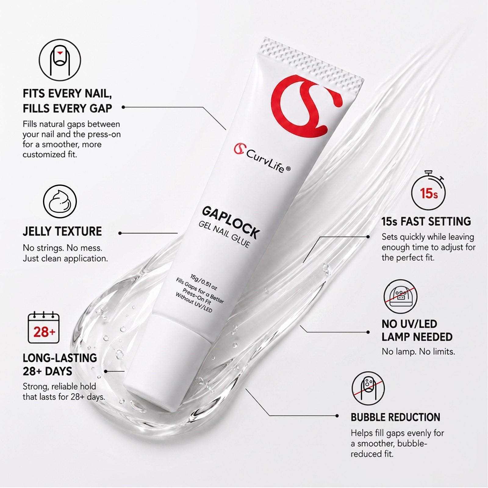 Gaplock Gel Nail Glue
