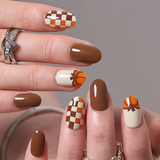 Harvest Plaid - S Oval