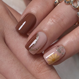 Autumn Daisy Glow - S Squoval