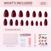 Gel Press On Nails 16 Sizes-32 Pcs Kit A233 MH-3