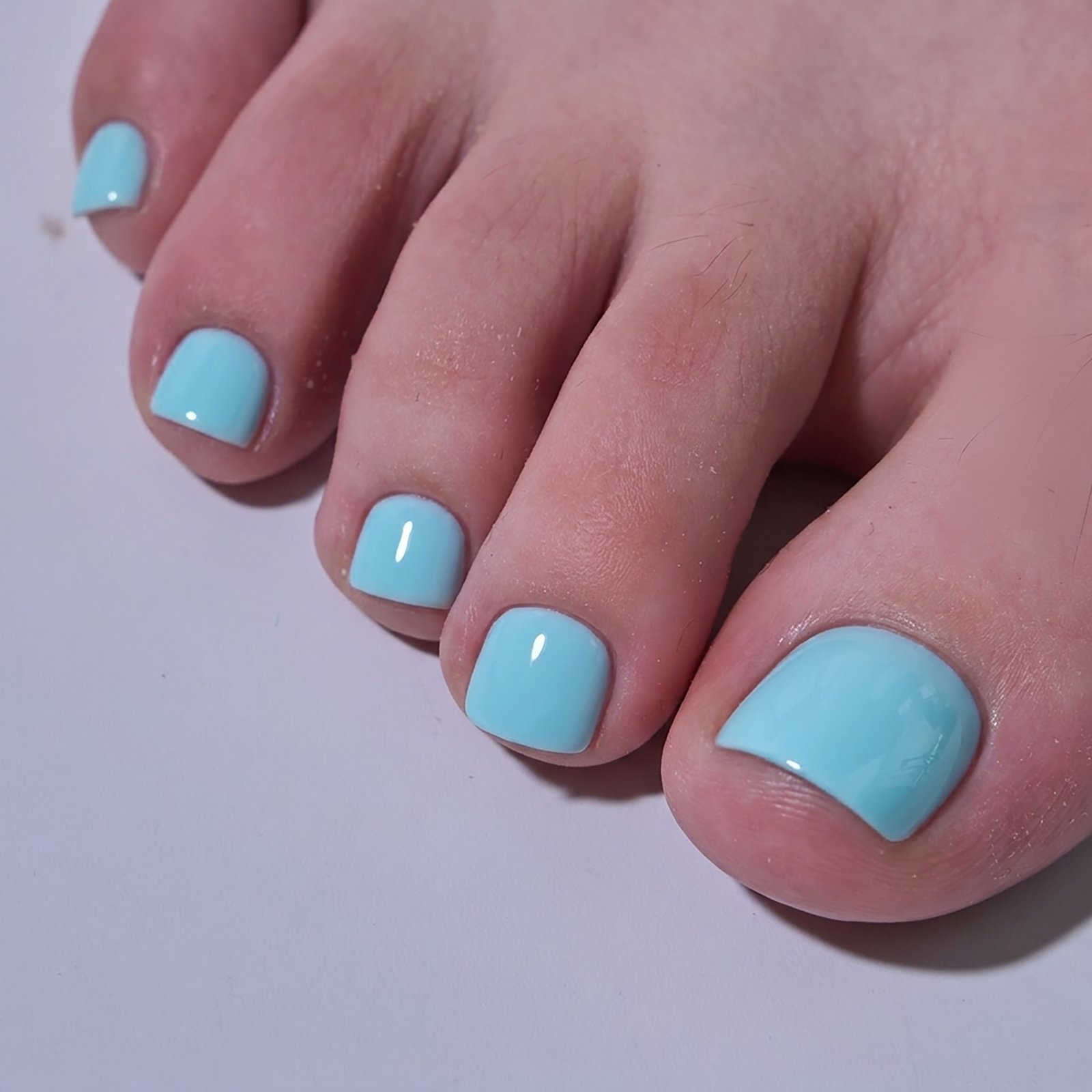 Poolside Mint - Squoval Toenails