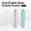 Glass Cuticle Pusher - Dual Ended Manicure Stick