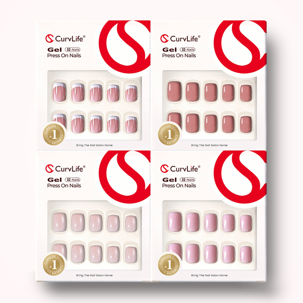 Blushing Garden Collection-Short Squoval