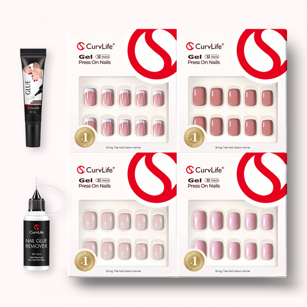 Blushing Garden Collection-Short Squoval