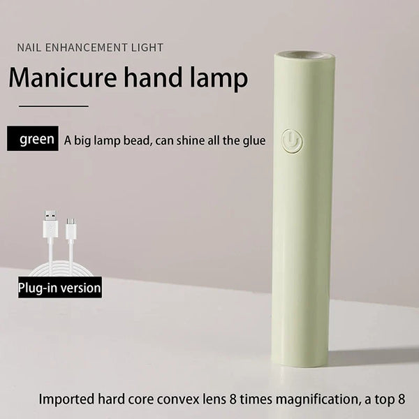 1 Stück tragbarer Mini-Nageltrockner, UV-Härtungslampe