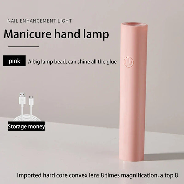 1 Stück tragbarer Mini-Nageltrockner, UV-Härtungslampe