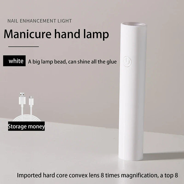 1 Stück tragbarer Mini-Nageltrockner, UV-Härtungslampe