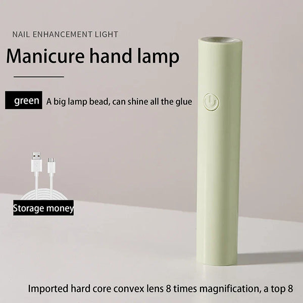 1 Stück tragbarer Mini-Nageltrockner, UV-Härtungslampe