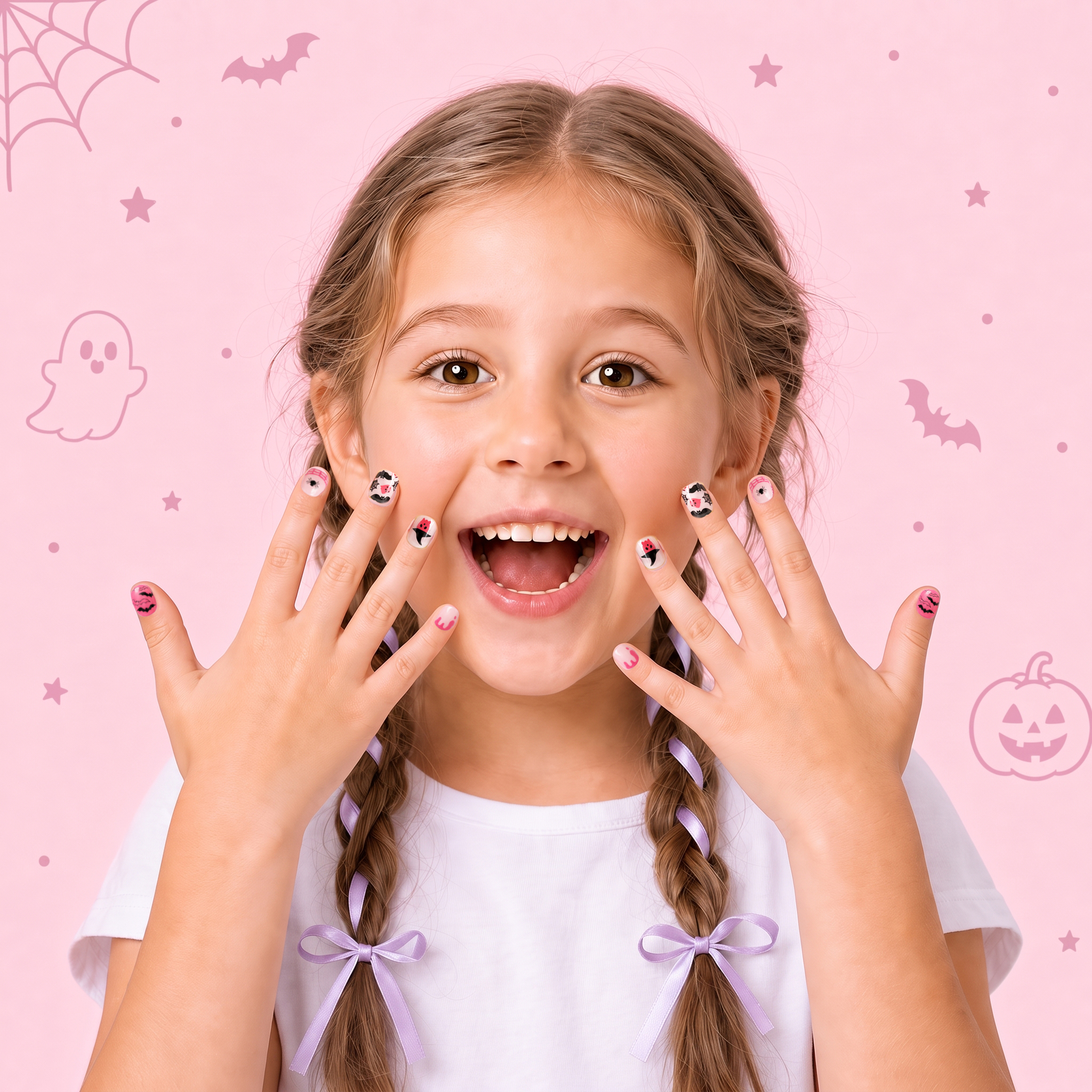 Kids Berry Hex- Squoval