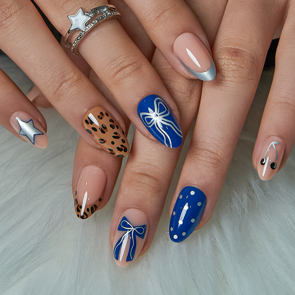 15 Größen - 30 Stück Acryl-Press-On-Nägel XNFS215