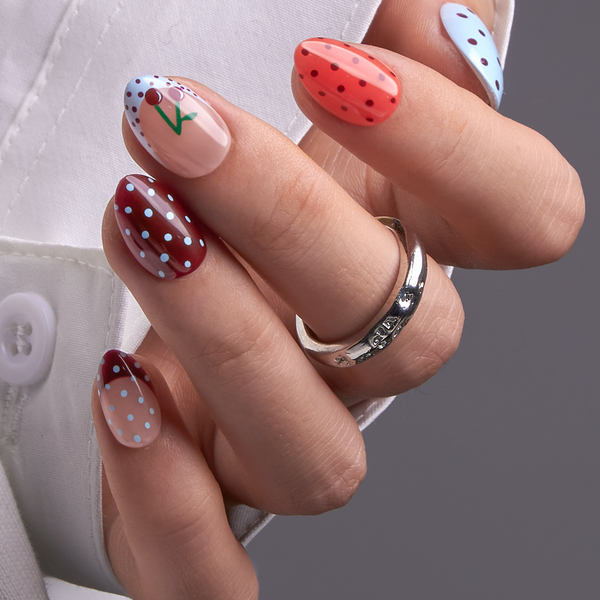 24 Stück/Set Aufdrücknägel C609