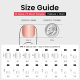 Sunset Ember –Square Toe nails