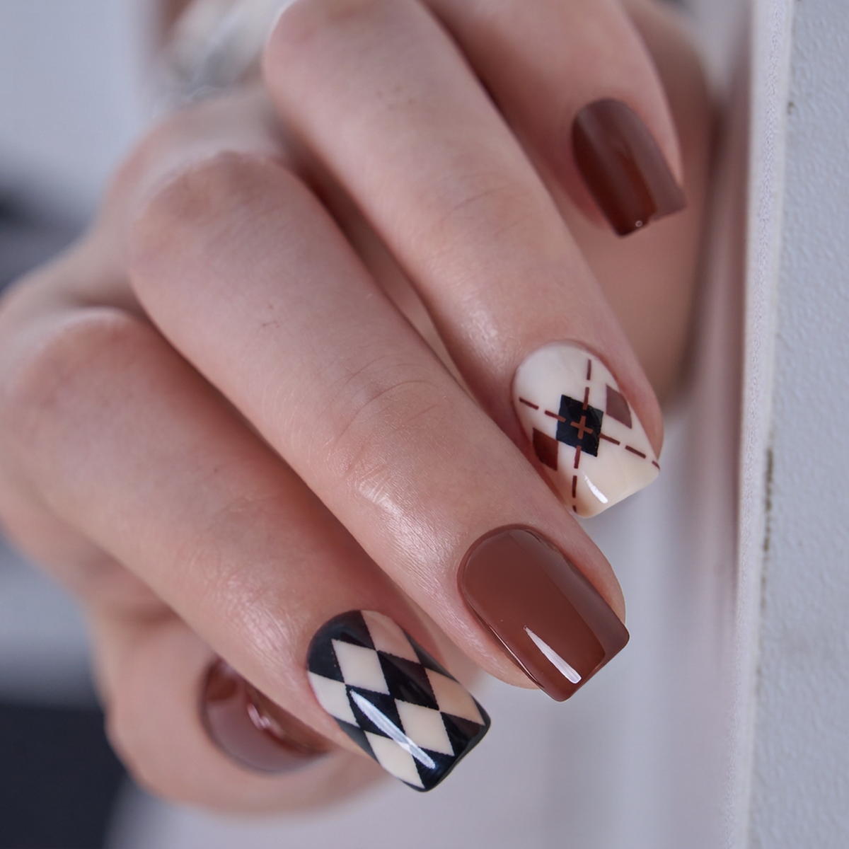 Blush Leopard – S Squoval