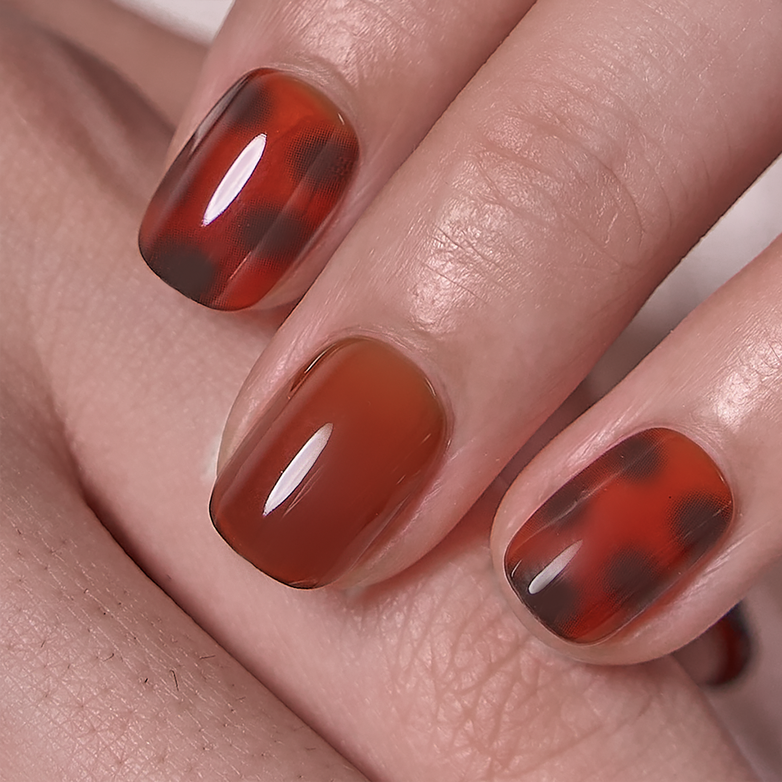 Jelly Glaze - Mocha Leopard - RS Squoval