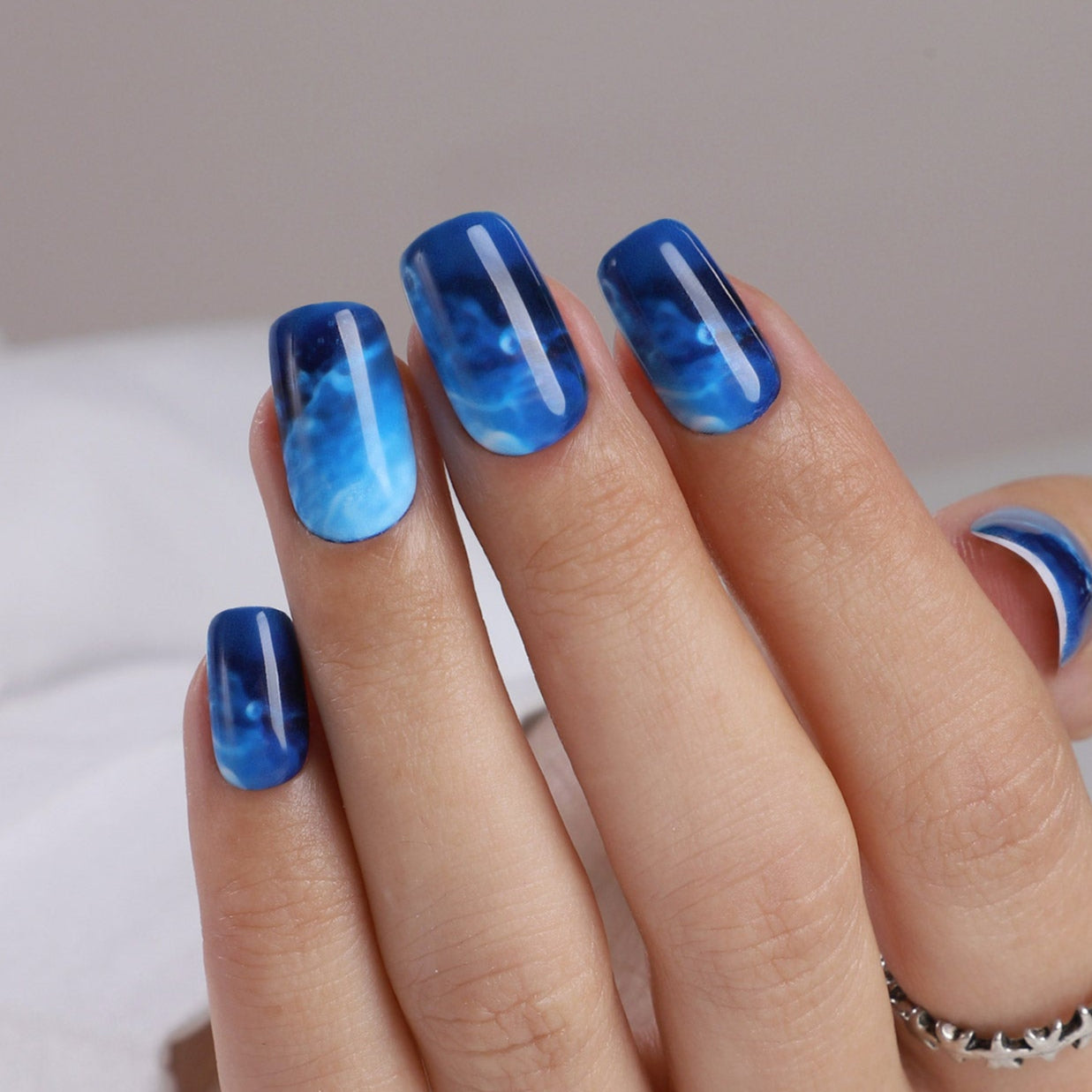 Blue Cosmos – M Squoval