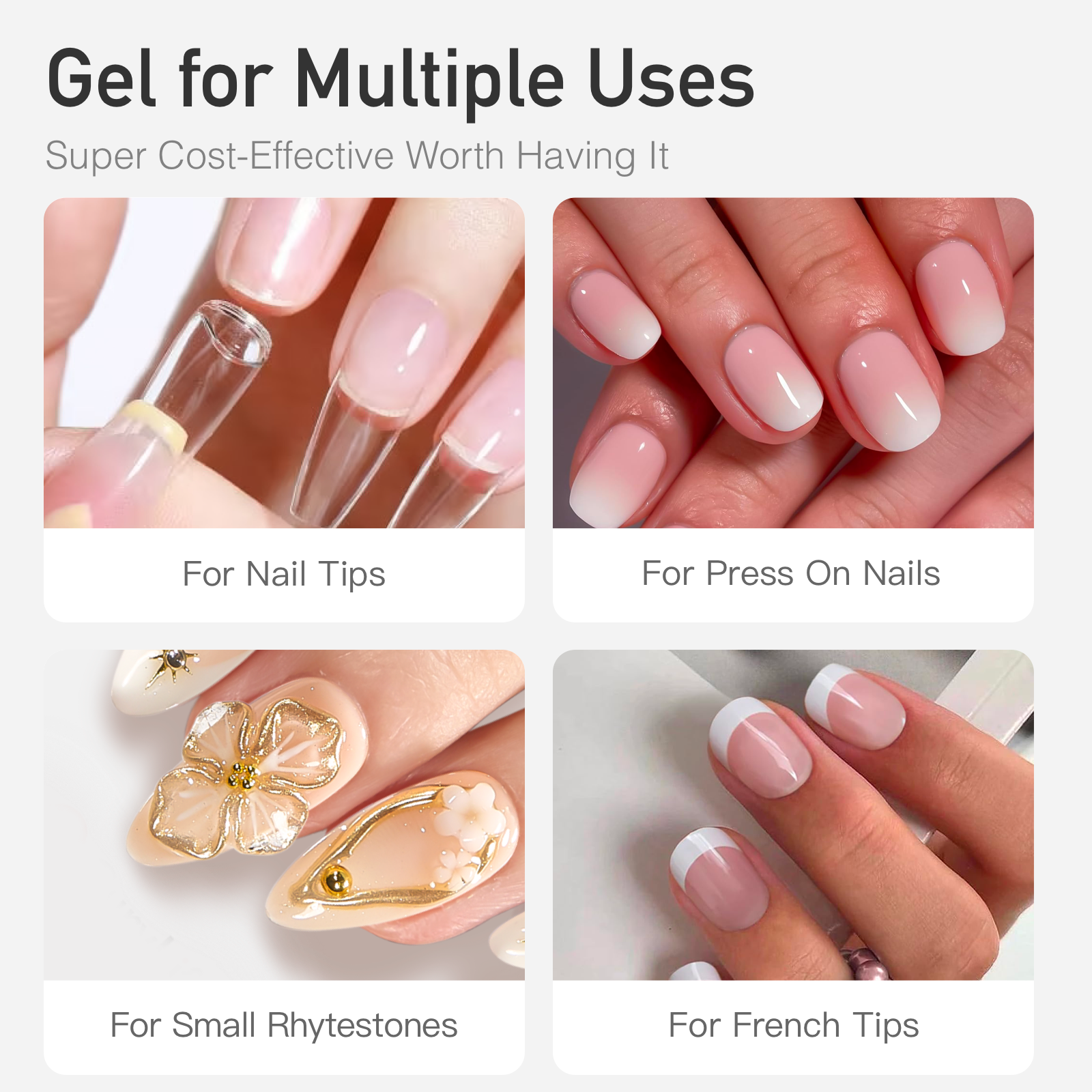 2g5pcs Semi-Solid Nail Glue Kit