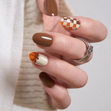 Harvest Plaid - S Oval