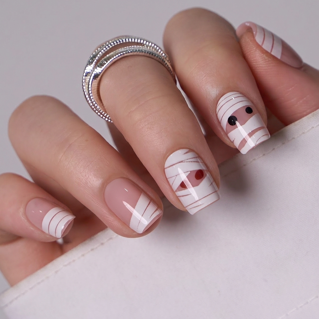 Boo Bandage - S Squoval