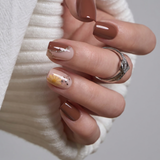 Autumn Daisy Glow - S Squoval
