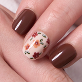 Mocha Flora - RS Squoval