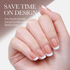 French Tips 300Pcs |15 Sizes |10 Sets Long Square Nail