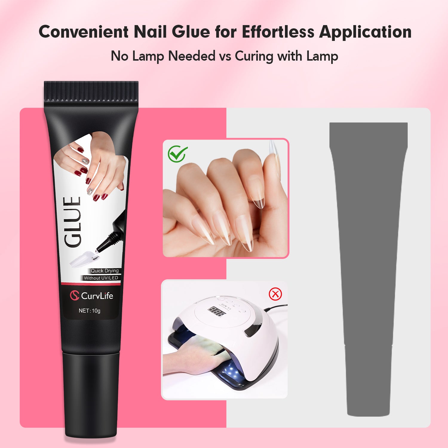 10g2pcs Semi-Solid Nail Glue Kit