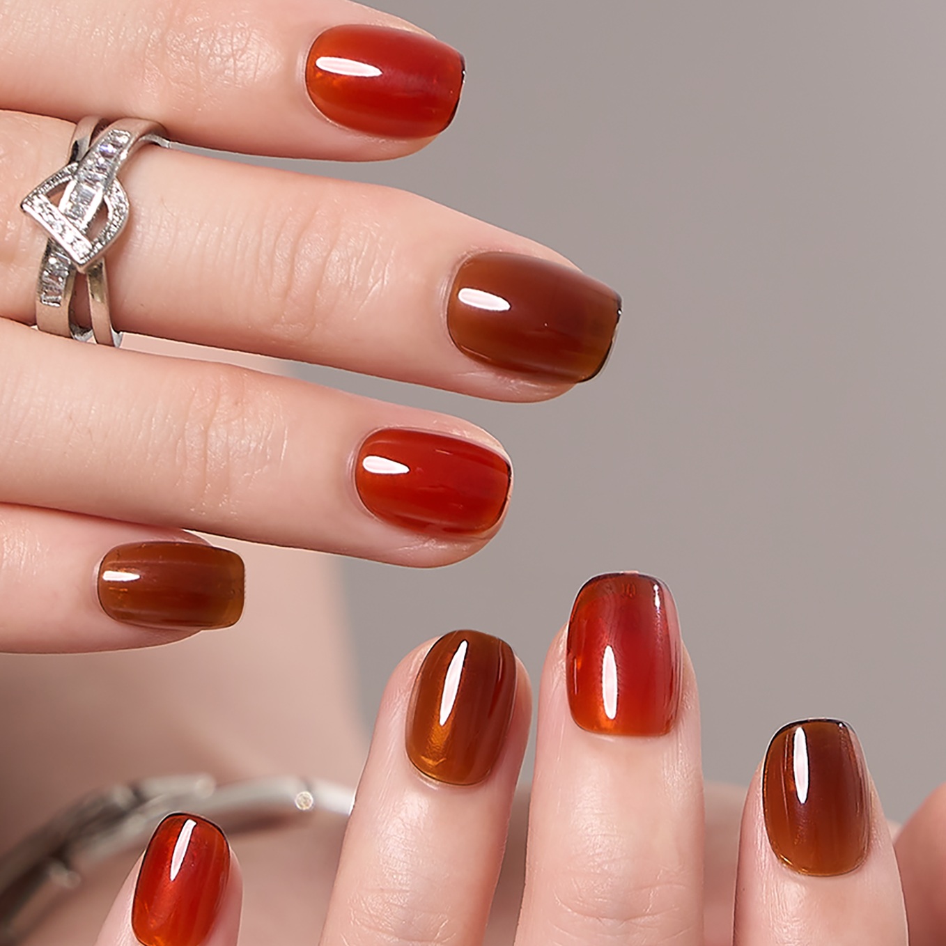 Jelly Glaze - Amber Caramel - RS Squoval