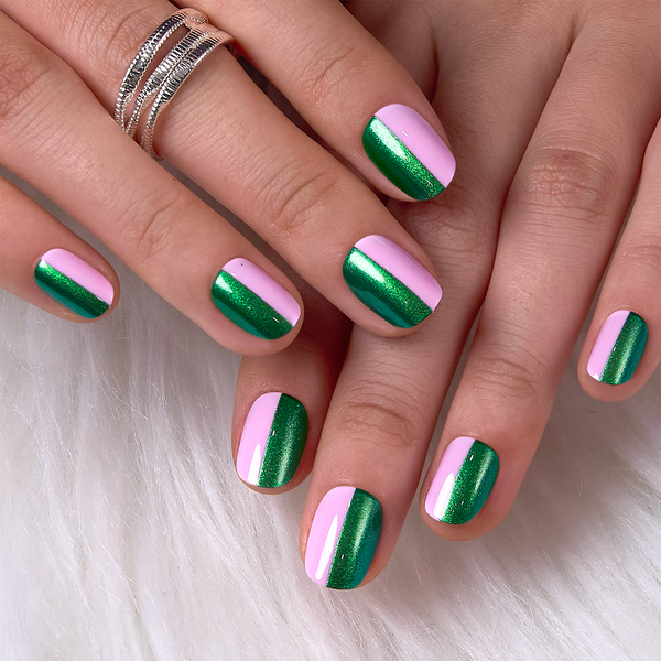 Gel-Press-On-Nägel, 16 Größen, 32-teiliges Set, H001 SH-4