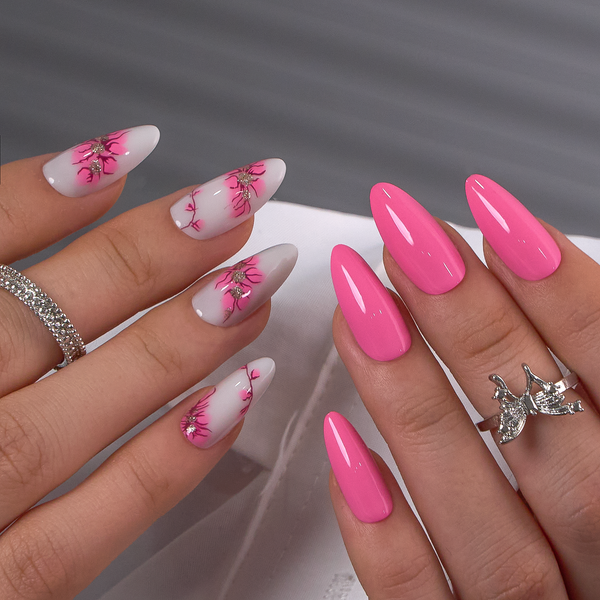 15 Größen - 30 Stück Acryl-Press-On-Nägel A449-1