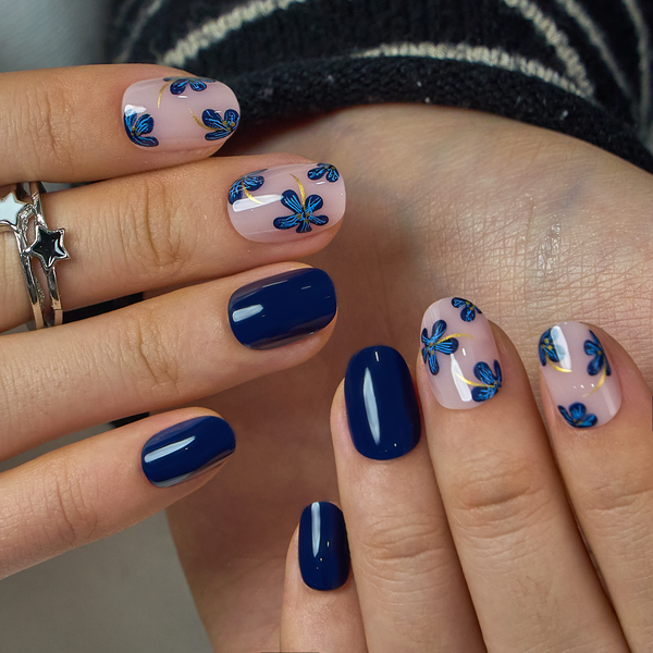 Gel-Press-On-Nägel, 16 Größen, 32-teiliges Set, H001 SH-4