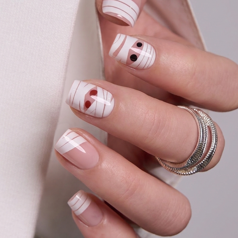 Boo Bandage - S Squoval