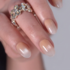 Apricot Veil - S Oval