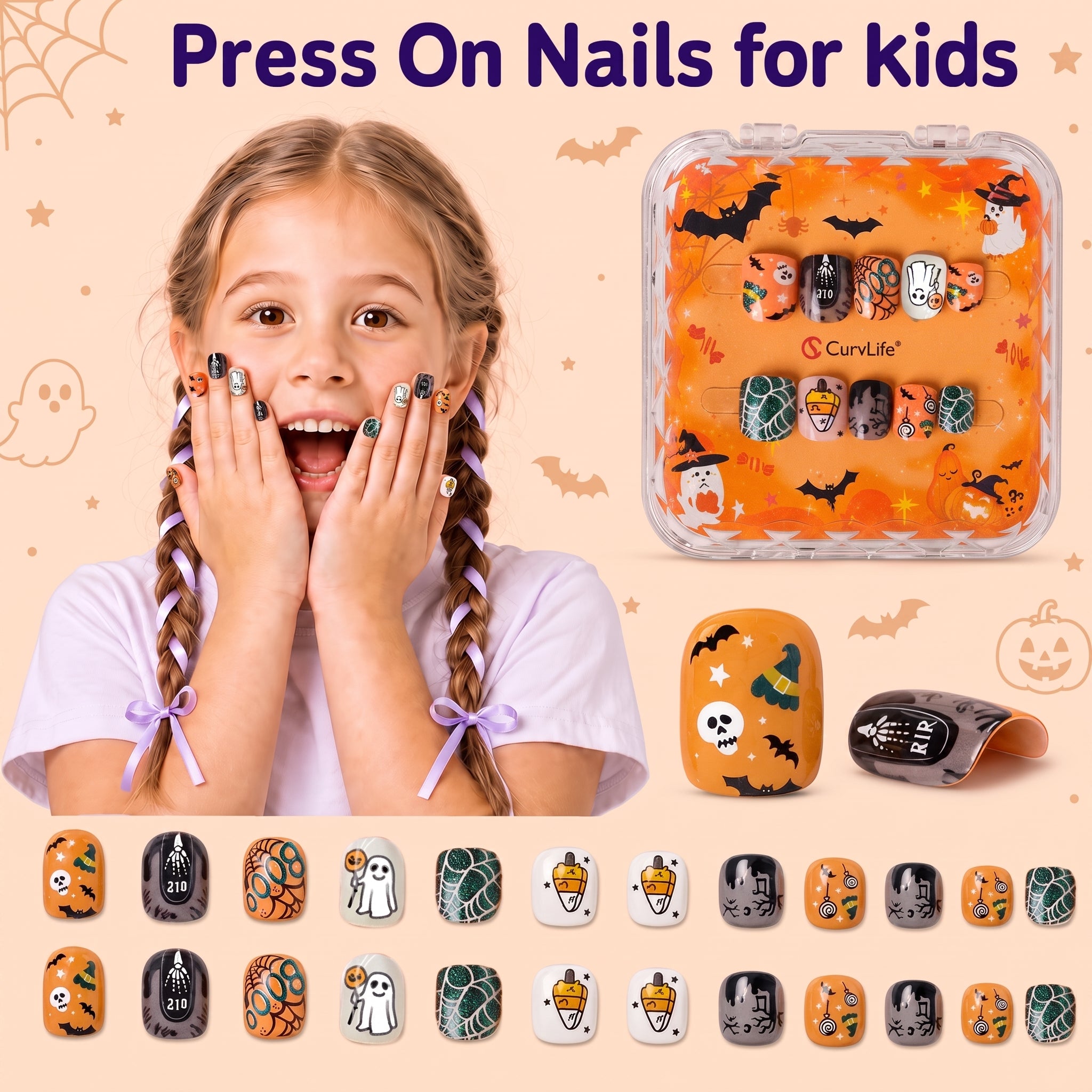 Kids Spooky Carnival- Squoval