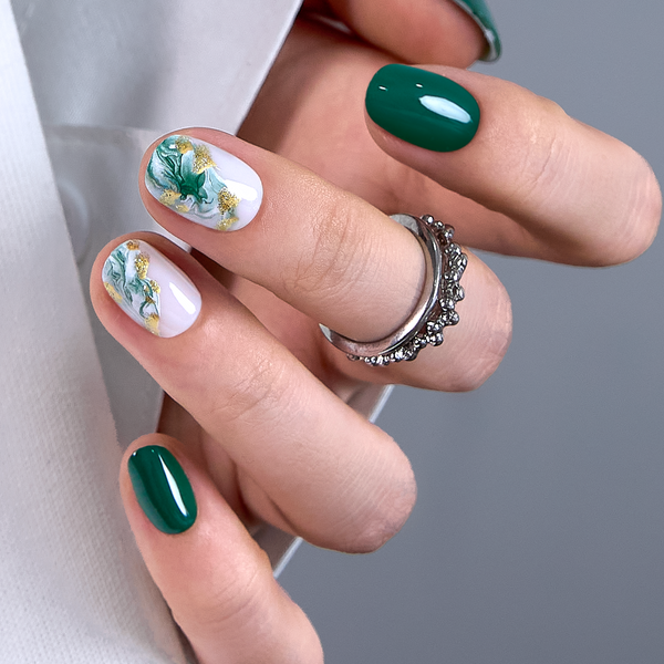 Gel-Press-On-Nägel, 16 Größen, 32-teiliges Set, H001 SH-4