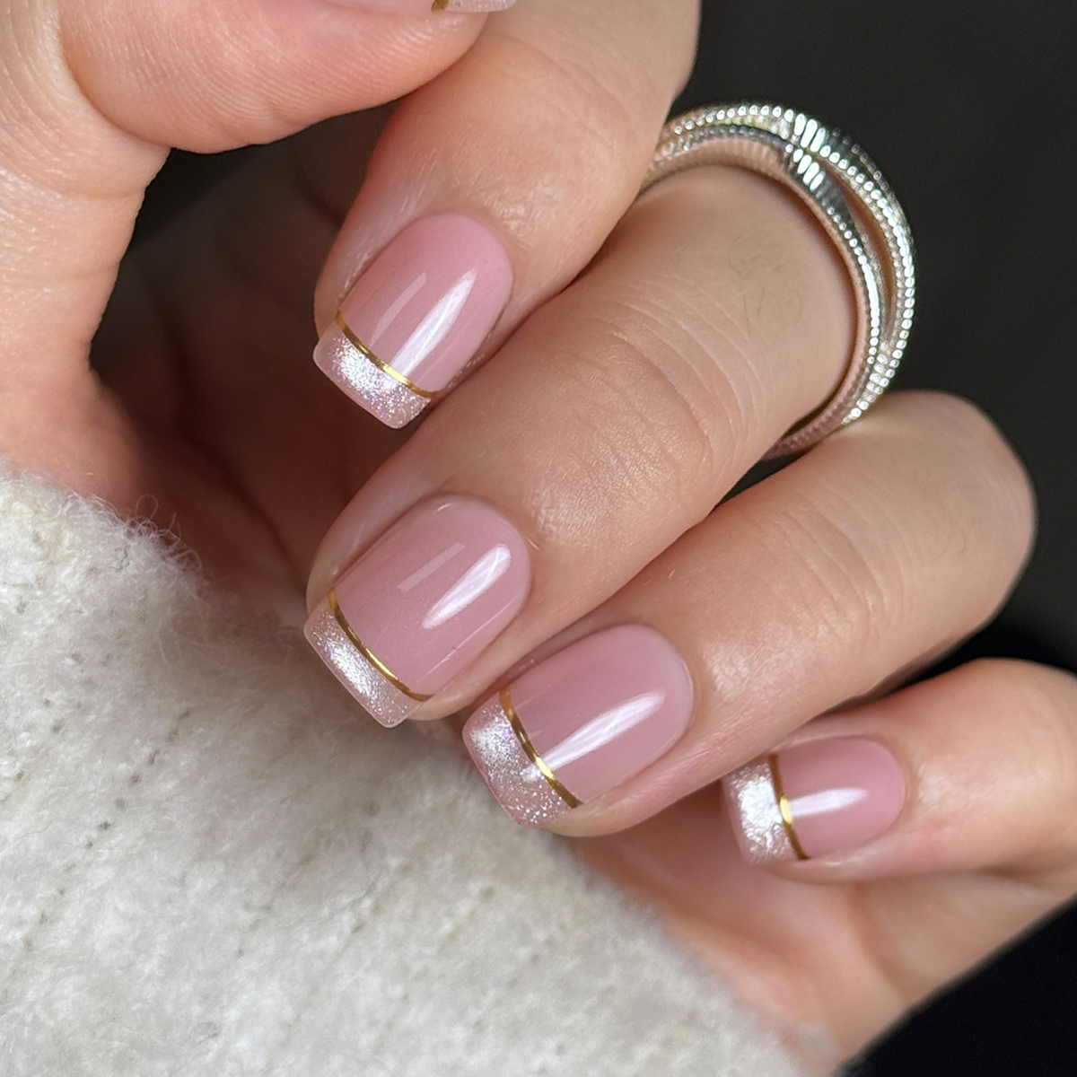 Blush Glitz – S Squoval